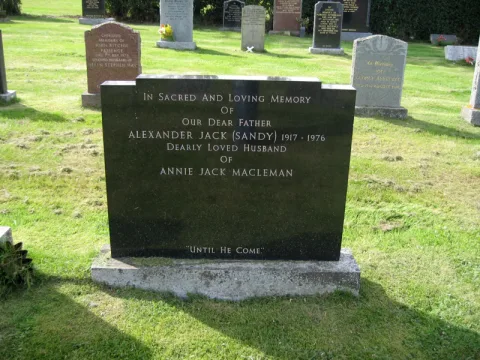 Alexander Jack, Avoch New A-B