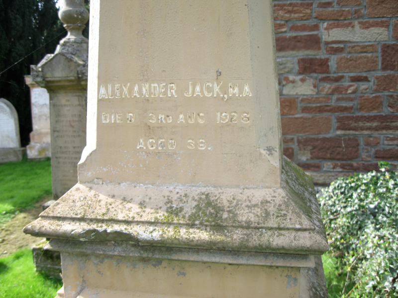 Alexander Jack, Avoch Old A-B