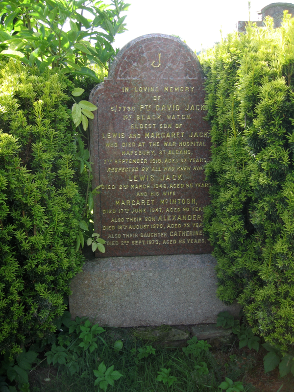 David Jack, Avoch Old C-D