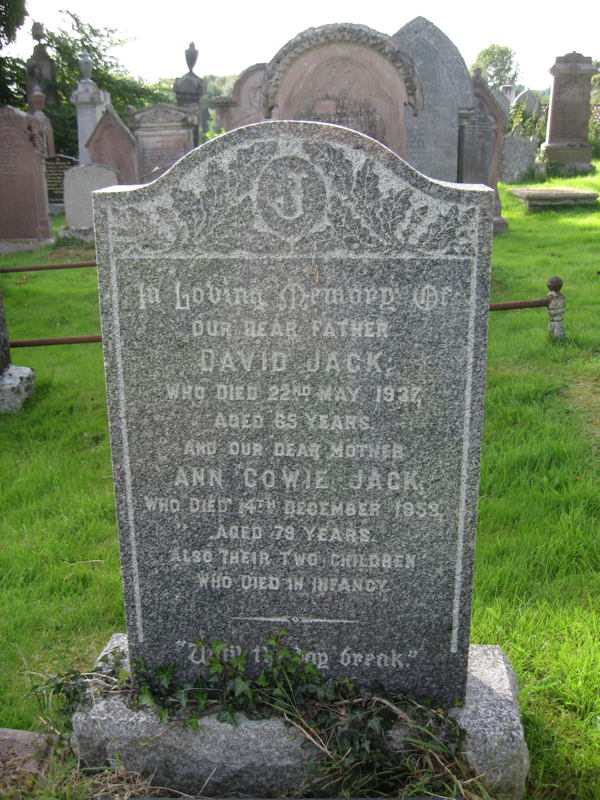 David Jack, Avoch Old C-D