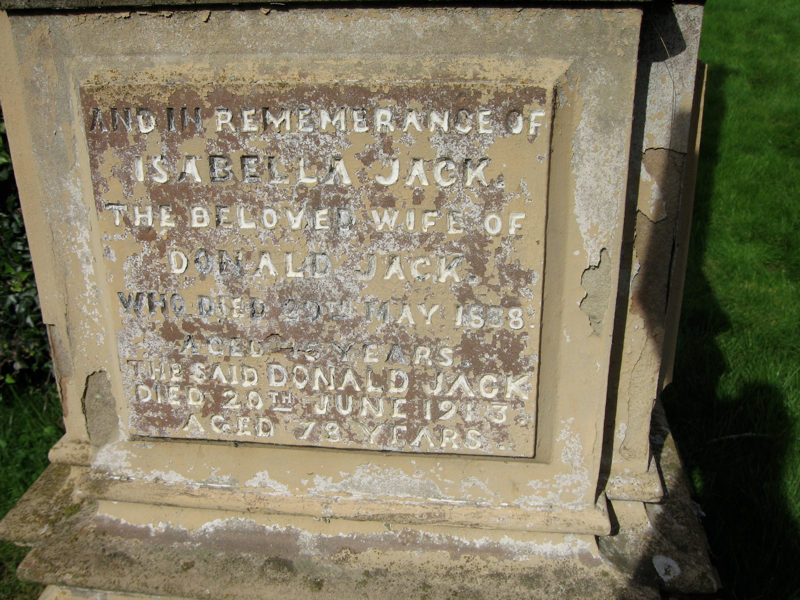 Donald Jack, Avoch Old C-D