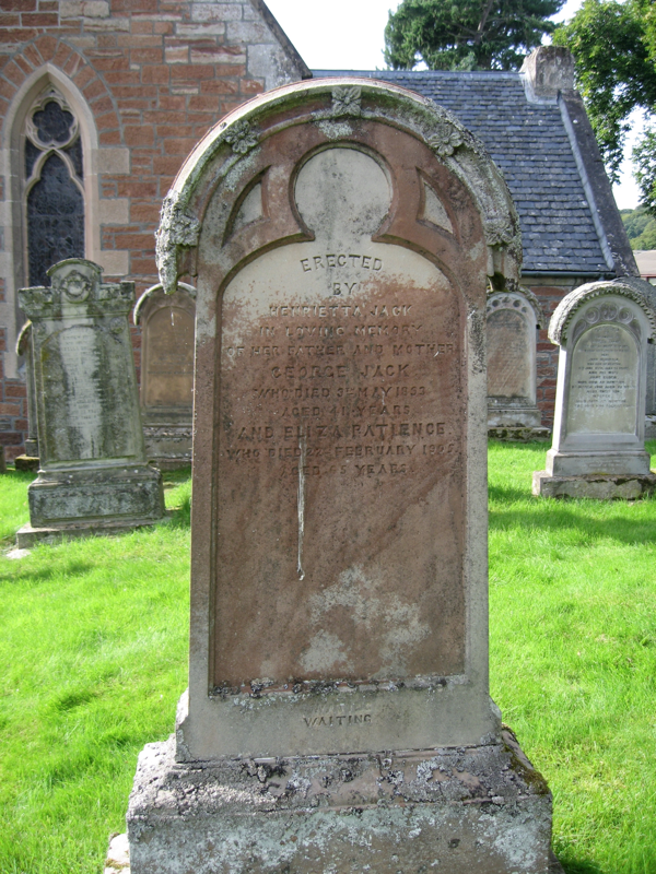 George Jack, Avoch Old E-I