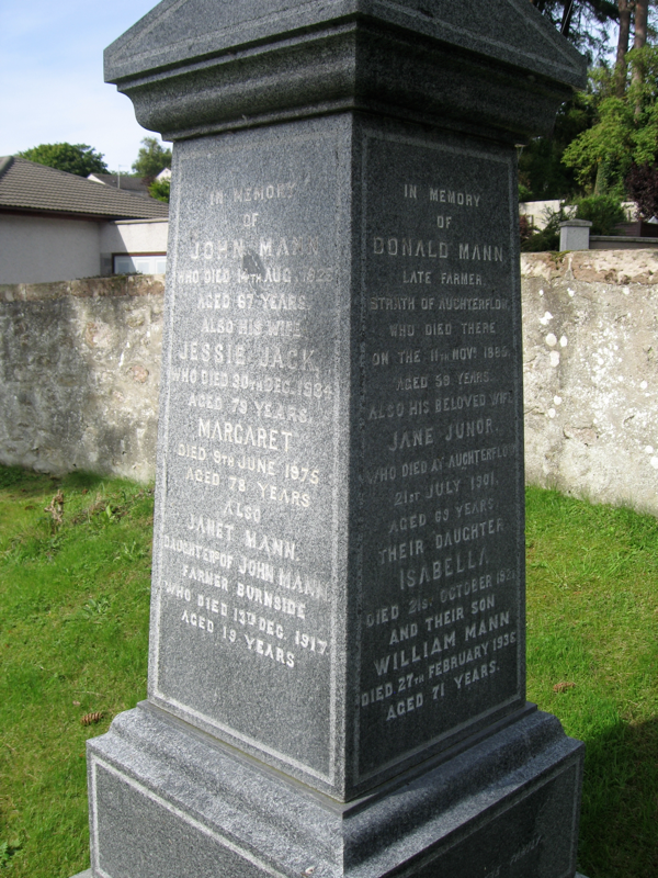 Jessie Jack, Avoch Old J-L