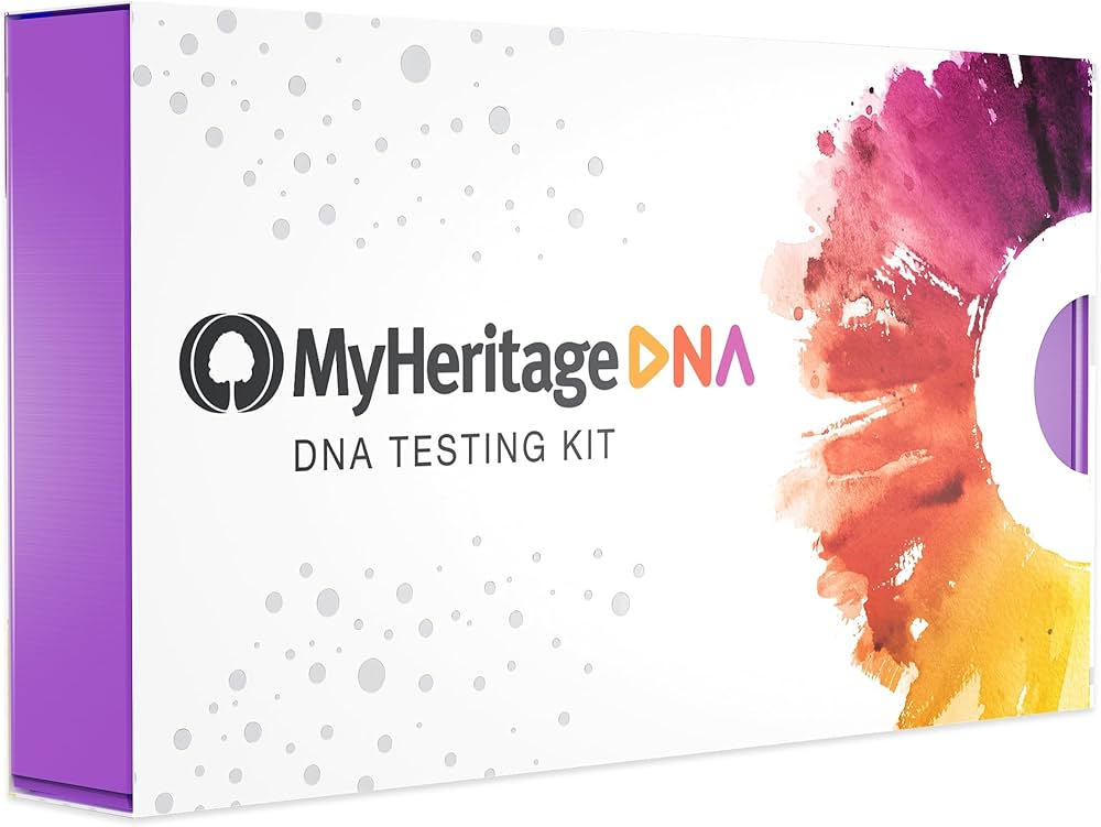 MyHeritage DNA testing kit box