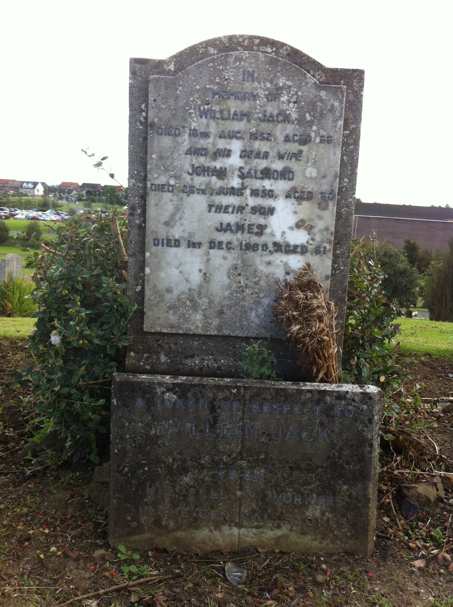 William Jack, Beath Cemetery Fife