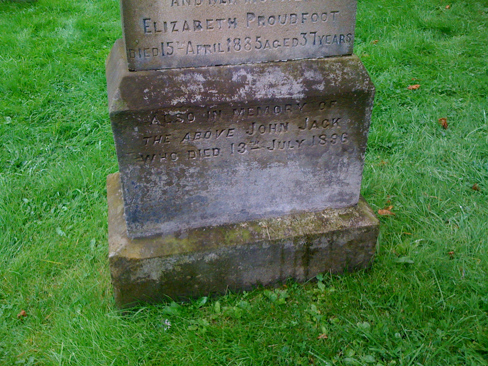 John Jack, Dunkeld Cathedral