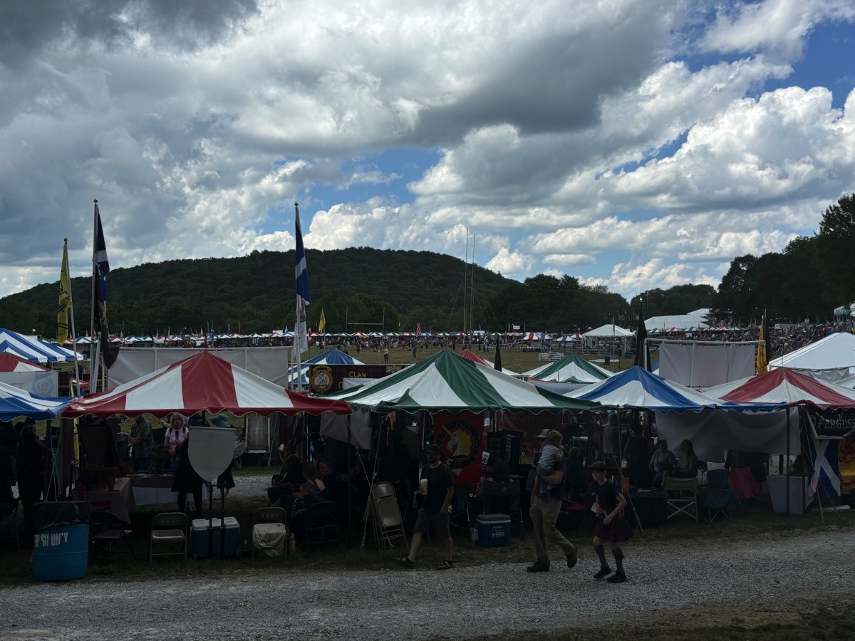 Some of the Clan Tents