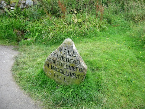 Well of the Dead marker
